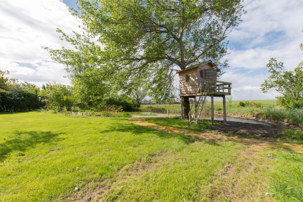 Prachtig Gelegen Vrijstaand Landhuis Hansweert エクステリア 写真